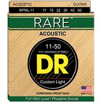 DR RARE Acoustic Strings Set 11/50 Custom Light RPML-11