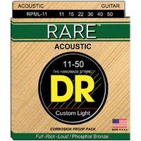 DR RARE 11/50 Acoustic Strings Set Custom Light RPML-11