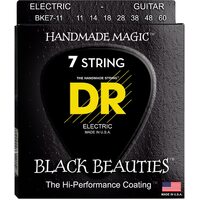 DR BLACK BEAUTIES Electric 7 String Set Heavy 11/60 BKE7-11