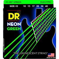 DR HI-DEF NEON GREEN Electric Strings Set Medium 10/46 NGE-10