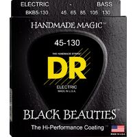 DR BLACK BEAUTIES 45/130 Bass Strings Set Medium 5 Strings BKB5-130