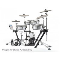 EFNOTE 3 Electronic Drum Kit with Bass Drum Pedal, Throne & Sticks & 4 Cymbals EFNOTE3