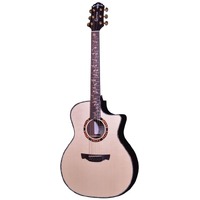 CRAFTER SRP SERIES G27CE 6 String Grand Auditorium/Electric Cutaway Guitar Solid Engelmann Spruce Top in Natural Gloss with Case 600680