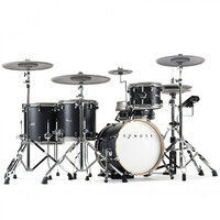 EFNOTE 5X Professional Electronic Drumkit with Hi-Hat and 4 Cymbals in Black Matt Finish EFNOTE5X