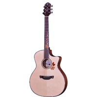 CRAFTER AL G-MAHOCE GA 6 String Grand Auditorium/Electric Guitar with Solid Spruce Top in Gloss Top Satin Back & Sides