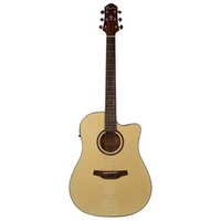 CRAFTER HD-100CE/OPN 6 String Dreadnought/Electric Cutaway Guitar Spruce Top in Open Pore Natural