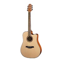 CRAFTER HD-250CE/N 6 String Dreadnought/Electric Cutaway Guitar Spruce Top in Gloss