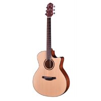 CRAFTER HG-100CE/OPNGA 6 String Grand Auditorium/Electric Cutaway Guitar Spruce Top in Open Pore Natural