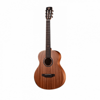 CRAFTER MINO/ALM 6 String Small Body Acoustic/Electric Guitar Solid Mahogany Top in Natural Satin with Gig Bag 600210