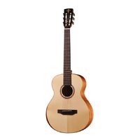 CRAFTER MINO/MAHOGANY 6 String Small Body Acoustic/Electric Guitar Solid Mahogany Top in Open Pore Satin with Gig Bag 600215