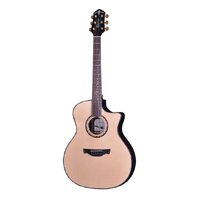 CRAFTER SR G-1000CE 6 String Grand Auditorium/Electric Cutaway Guitar Solid Engelmann Spruce Top Sunrise Inlay in Gloss 600660 