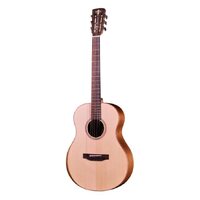 CRAFTER GRAND MINO/MAHOGANY 6 String Medium Body Acoustic/Electric Guitar Solid Spruce Top in Natural Satin with Gig Bag 600223