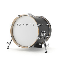 EFNOTE EFD-K1612-BO 16 x 12 Inch Electronic Bass Drum Shell in Black Oak 200587