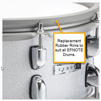 EFNOTE EFD-TR15 15 Inch Tom Rim Rubber Replacement