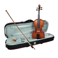 HIDERSINE STUDENT 3/4 Size Student Violin Outfit Left Hand and Setup