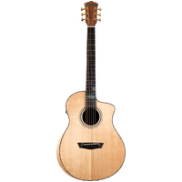 WASHBURN BELLE TONO ALLURE BTSC56SCE-DU 6 String Acoustic/Electric Cutaway Studio Guitar 