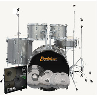 EVOLUTION SILENT ENTRY LEVEL DRUM KIT VARIOUS COLOURS