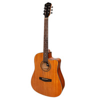 MARTINEZ MDC-41GL-NGL Acoustic/Electric Cutaway Guitar in Mahogany Gloss