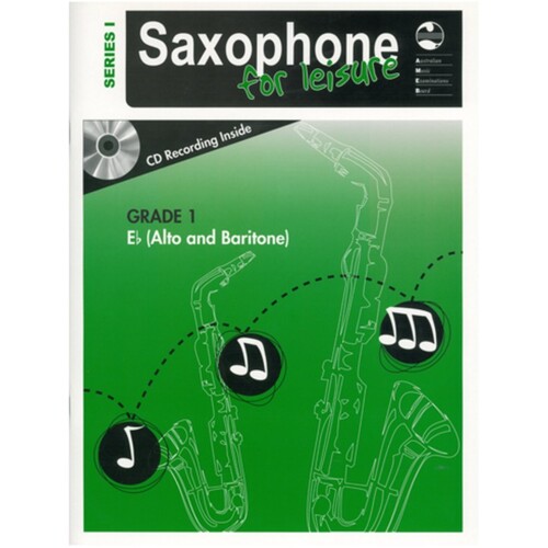 AMEB Saxophone for Leisure Series 1 Grade 1 Alto Book & CD