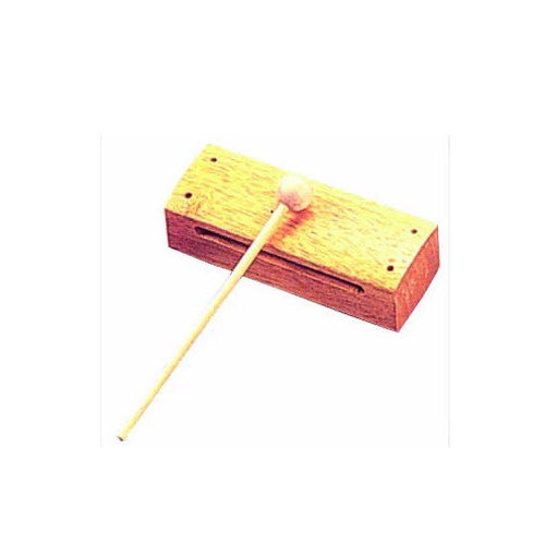 CPK ED236 07 INCH WOOD BLOCK WITH BEATER NATURAL
