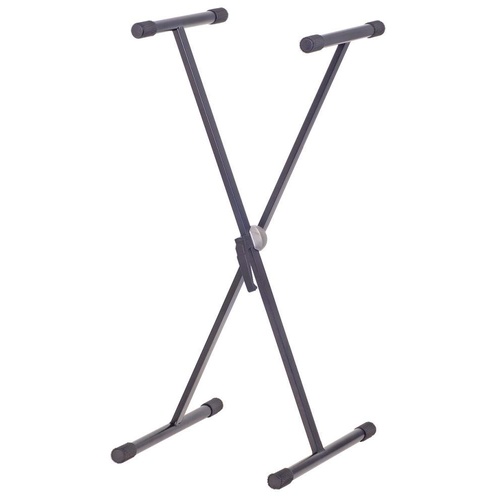 XTREME KS125C Single Brace Keyboard Stand X Style Height to 97cm in Black
