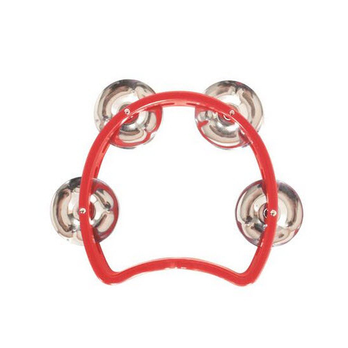 MANO TMP26R 04 INCH JUNIOR TAMBOURINE 04 PAIR JINGLES RED