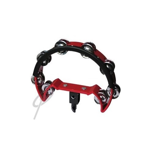 MANO TMP34R  9 X 5.5 Inch Drum Set Tambourine Headless in Red
