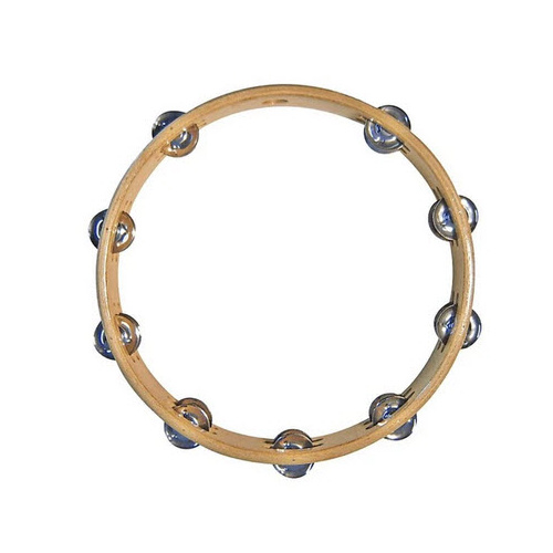 MANO ED622 12 INCH TAMBOURINE HEADLESS WOOD 20 PAIRS OF JINGLES