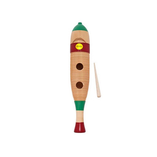 MANO ED844 16 INCH LONG LARGE GUIRO WOOD NATURAL GLOSS