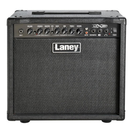 LANEY LX35R 35 WATT GUITAR COMBO AMP 10 INCH SPEAKER WITH REVERB BLACK