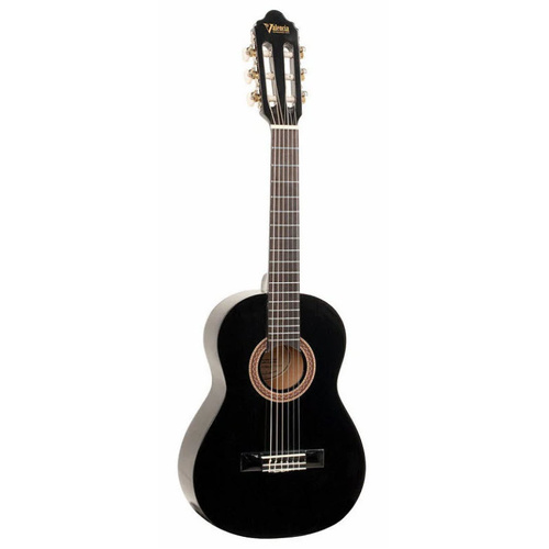 VALENCIA VC102BK 1/2 SIZE CLASSICAL GTR ONLY BLACK