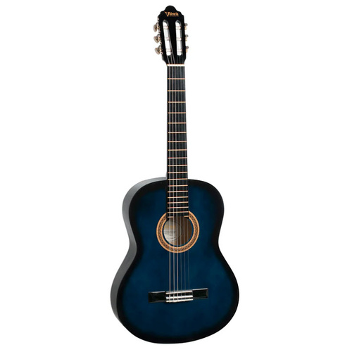 VALENCIA VC104BUS 4/4 SIZE CLASSICAL GTR ONLY BLUE SUNBURST