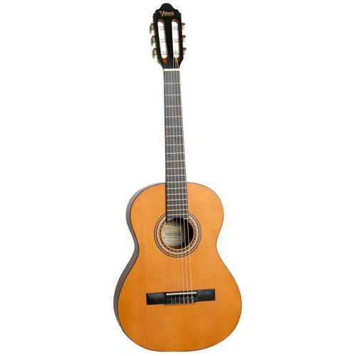 VALENCIA VC302HL 3/4 SIZE THIN NECK CLASSICAL GTR ONLY LEFT HAND ANTIQUE NATURAL