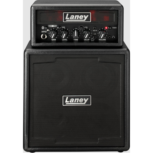 LANEY MINISTACK-B-IRON 2 X 3 WATT MINI STEREO AMP STACK BATTERY OR OPTIONAL AC POWERED WITH BLUETOOTH BLACK