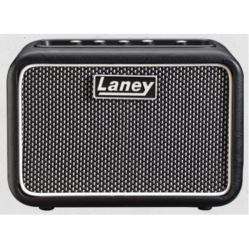 LANEY MINI-SUPERG2 2 X 3 WATT STEREO MINI AMP BATTERY OR OPTIONAL AC POWERED GREY/BLACK