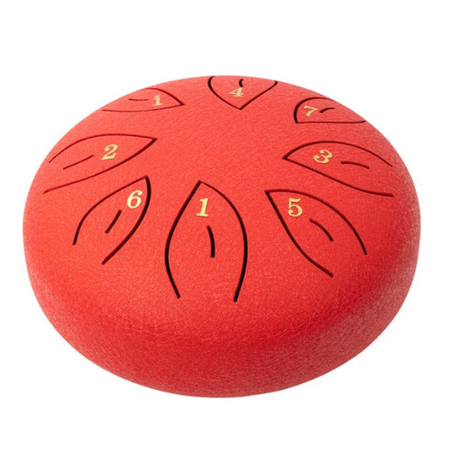MANO MPC36RD 06 INCH 6 NOTE C DIATONIC TONGUE DRUM RED
