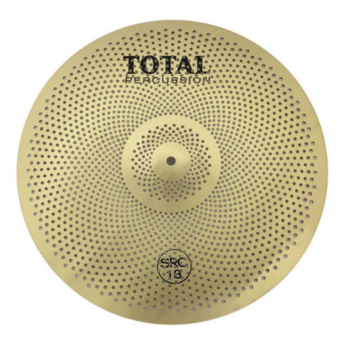 TOTAL PERCUSSION SRC318GD 18 INCH SOUND REDUCTION SILENT CRASH CYMBAL GOLD