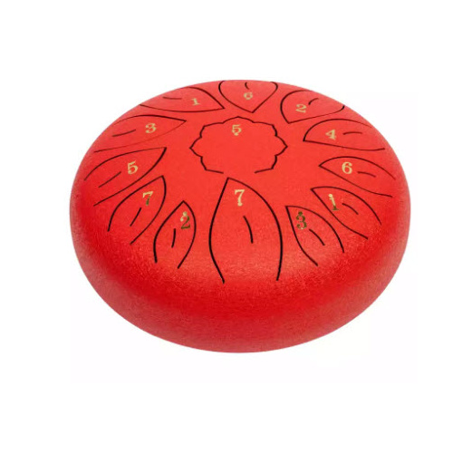MANO MPC40RD 10 INCH 13 NOTE C DIATONIC TONGUE DRUM RED