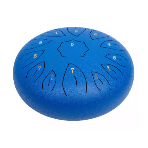 MANO MPC42BL 12 INCH 13 NOTE C DIATONIC TONGUE DRUM BLUE
