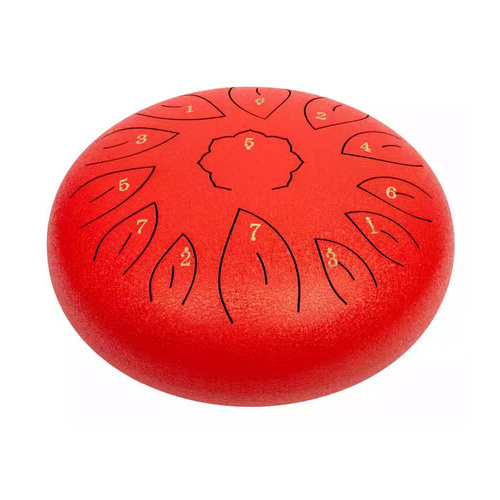 MANO MPC42RD 12 INCH 13 NOTE C DIATONIC TONGUE DRUM RED