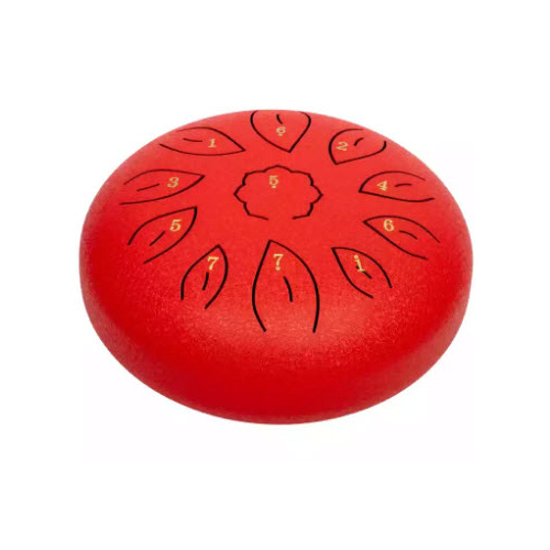 MANO MPC38RD 08 INCH 11 NOTE C DIATONIC TONGUE DRUM WITH BAG RED