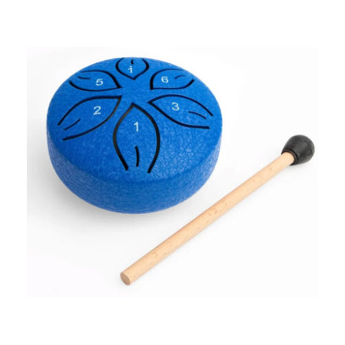 MANO MPC53BL 03 INCH 6 NOTE C DIATONIC TONGUE DRUM BLUE