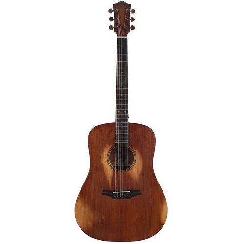 BROMO ROCKY MOUNTAIN BAR1H DREADNOUGHT GTR SOLID SPRUCE TOP MAHOGANY BACK & SIDES HISTORIC FINISH