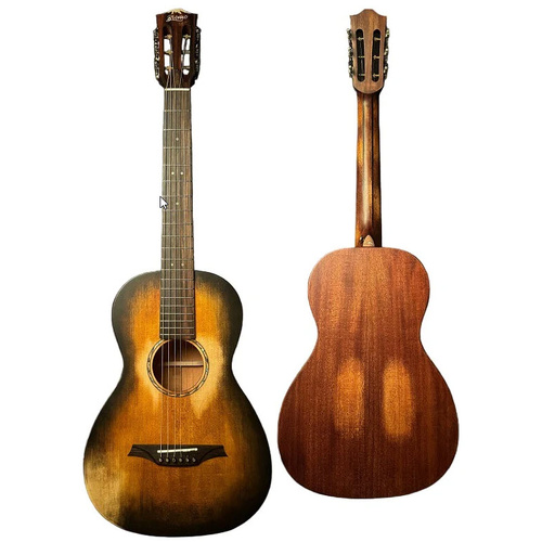 BROMO ROCKY MOUNTAIN BAR6HHS CONCERT CUTAWAY/ELECTRIC GTR SOLID SPRUCE TOP AMARA BACK & SIDES HISTORIC FINISH