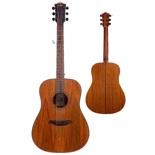 BROMO TAHOMA BAT1 DREADNOUGHT SIZE GTR SOLID SPRUCE TOP MAHOGANY BACK & SIDES NATURAL