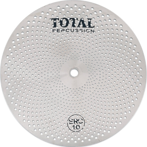 TOTAL PERCUSSION SRC310SL 10 INCH SOUND REDUCTION SILENT SPLASH CYMBAL SILVER