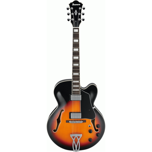 IBANEZ ARTCORE AF75 Hollow Body Electric Guitar in Brown Sunburst