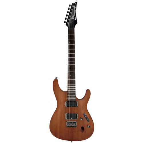 IBANEZ S521 6 String Electric Guitar H-H Mahogany Oil Natural