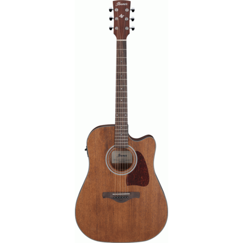IBANEZ ARTWOOD AW54CE 6 String Dreadnought Electric Cutaway Guitar in Natural Open Pore