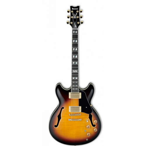 IBANEZ SIGNATURE JOHN SCOFIELD JSM10 6 String Electric Guitar in Vintage Yellow Sunburst